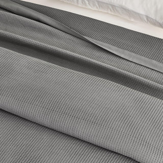 100% Cotton Small Waffle Weave Blanket - Hazel Collection Great Bay Home