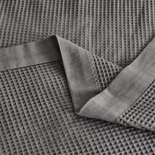 100% Cotton Small Waffle Weave Blanket - Hazel Collection Great Bay Home