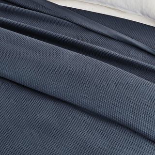 100% Cotton Small Waffle Weave Blanket - Hazel Collection Great Bay Home
