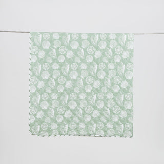 Green Seashell Quilt - Emerald Bay Great Bay Home