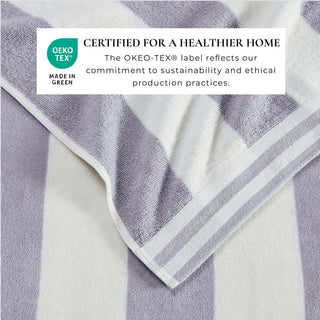 4 Pack Striped Cabana Oversized Beach Towel - Edgartown Great Bay Home