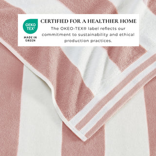 4 Pack Striped Cabana Oversized Beach Towel - Edgartown Great Bay Home