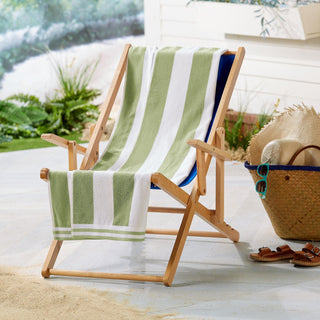 4 Pack Striped Cabana Oversized Beach Towel - Edgartown Great Bay Home