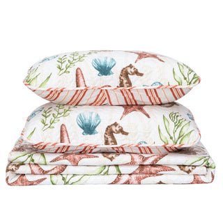 Castaway Coastal Quilt Set Great Bay Home