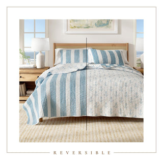 3-Piece Coastal Quilt - Casco Bay Collection Great Bay Home
