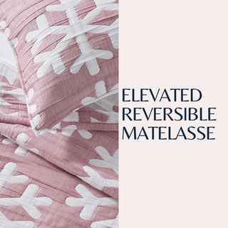 Matelassé Snowflake Quilt Set - Nino Collection Great Bay Home