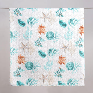 Reversible Coral Quilt Set - Key West Collection Great Bay Home