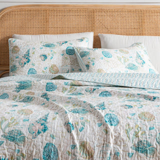 Seashell & Coral Quilt Set - Westsands Collection Great Bay Home