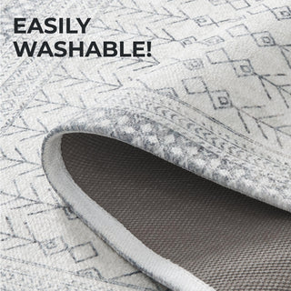 Distressed Moroccan Machine Washable Accent Area Rug 3' x 5' - Neve Collection