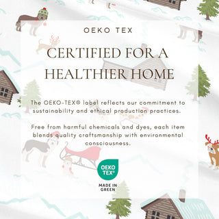 4-Piece Turkish Cotton Christmas Flannel Sheet - Whittaker Collection Great Bay Home