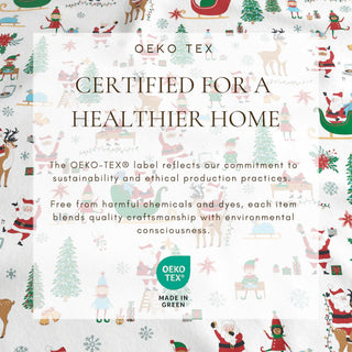 4-Piece Turkish Cotton Christmas Flannel Sheet - Whittaker Collection Great Bay Home