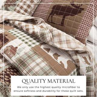 Rustic Landscape Quilt Set - Matthew Collection Great Bay Home