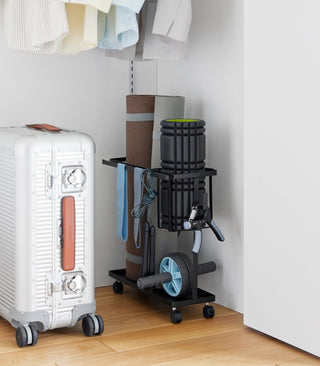 Fitness Equipment Storage Cart - Steel - By Baano