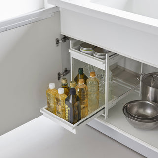 Two-Tier Pull-Out Shelf - Steel - By Baano