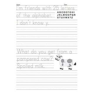 Handwriting Practice Book for Kids Ages 6-10: Printing workbook for Grades 1, 2 & 3, Learn to Trace Alphabet Letters and Numbers 1-100, Sight Words, ... and Math Drills for Grades 1, 2, 3 & 4) - By Baano