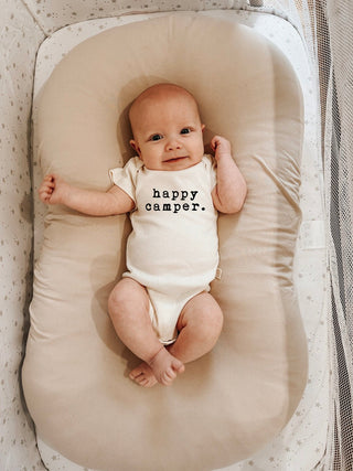 Happy Camper Organic Baby Bodysuit - By Baano