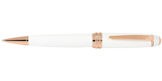 Bailey™ Pearlescent White Lacquer Ballpoint Pen - By Baano