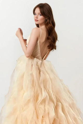 Heartfelt Romance Backless Maxi Dress - By Baano