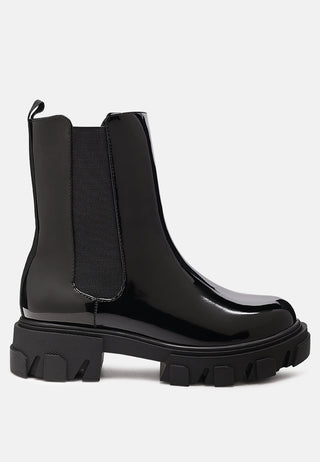 High Ankle Chunky Chelsea Boots