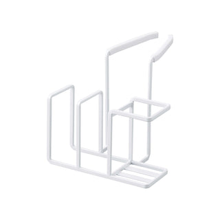 Faucet-Hanging Sponge & Brush Holder - Steel - By Baano