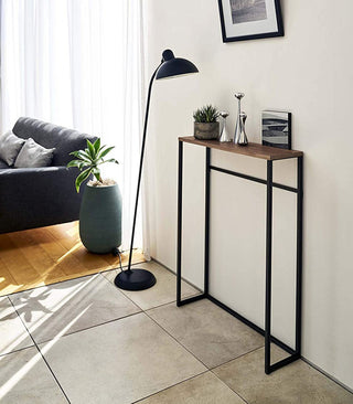 Narrow Entryway Console Table (32" H) - Steel - By Baano