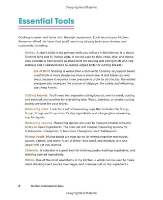 The How-To Cookbook for Teens: 100 Easy Recipes to Learn the Basics (Spiral Bound) - By Baano