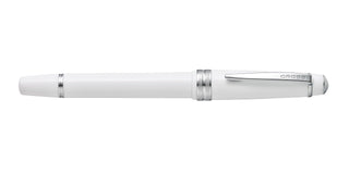 Bailey Light™ Polished White Resin Fine Nib Fountain Pen - By Baano