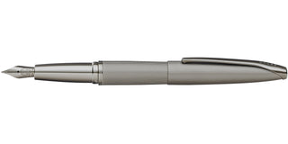 ATX® Sandblasted Titanium Gray Stainless Steel Fine Nib Fountain Pen - By Baano