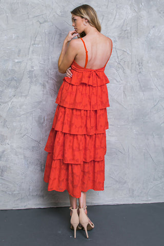 ISLAND AESTHETIC WOVEN MIDI DRESS - By Baano