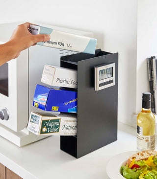 4-Tier Food Wrap Stand - Steel - By Baano