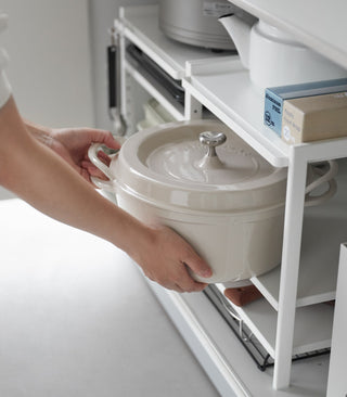 Three-Tier Cabinet Storage Rack (14" H) - Steel Yamazaki Home