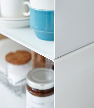 Stackable Countertop Shelf - Two Sizes - Steel - By Baano