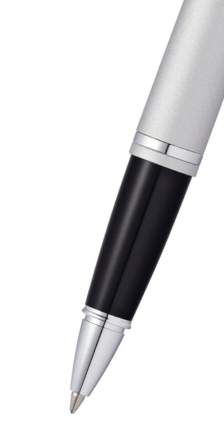 Calais™ Satin Chrome Rollerball Pen - By Baano