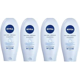 Nivea Express Care Hand Cream 4 X 100 Ml