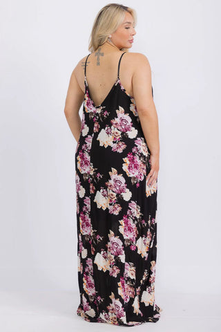 In Full Bloom Plus Size Maxi Dress