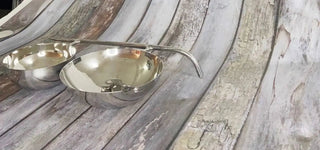 Hammered Branch Nut Bowl