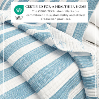 3-Piece Coastal Quilt - Casco Bay Collection Great Bay Home