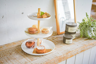 Serving Stand - Steel + Wood - By Baano