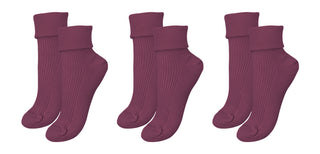 tittimitti®100% Organic Combed Cotton Luxury Women's Socks 3-Pack. Made in Italy.