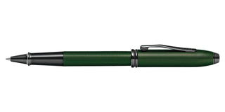Townsend® Matte Green PVD Micro-knurl Rollerball Pen - By Baano
