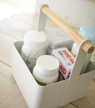 Storage Caddy - Small - Steel + Wood - By Baano