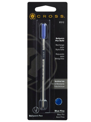 Ballpoint Pen Refill - Blue - Fine - Single Pack - By Baano
