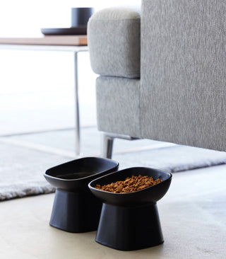 Tilted Pet Food Bowl Yamazaki Home