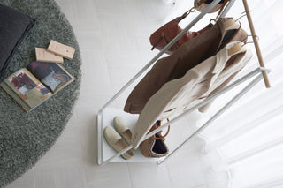 Coat Rack with Shelf (55" H) - Steel Yamazaki Home