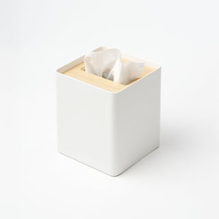 Tissue Box Cover - Square - Steel - By Baano