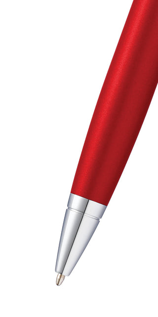 Calais™ Matte Metallic Crimson Ballpoint Pen - By Baano