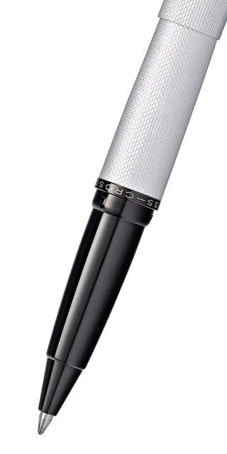 ATX® Brushed Chrome Rollerball Pen - By Baano