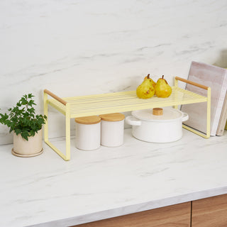 Countertop Wire Shelf - Steel + Wood - By Baano