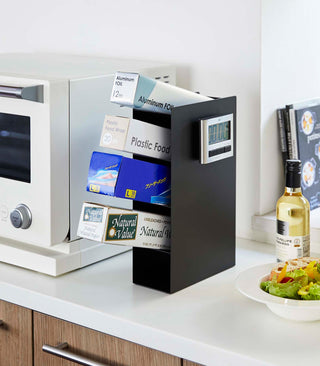 4-Tier Food Wrap Stand - Steel - By Baano