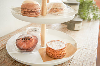 Serving Stand - Steel + Wood - By Baano